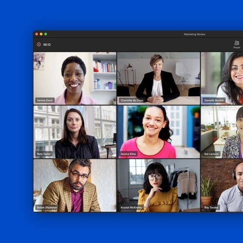 Picture of Microsoft Teams call